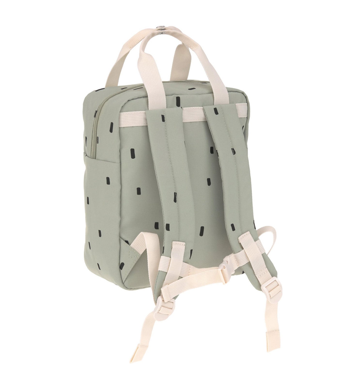 Mini Square Backpack Happy Prints Olive