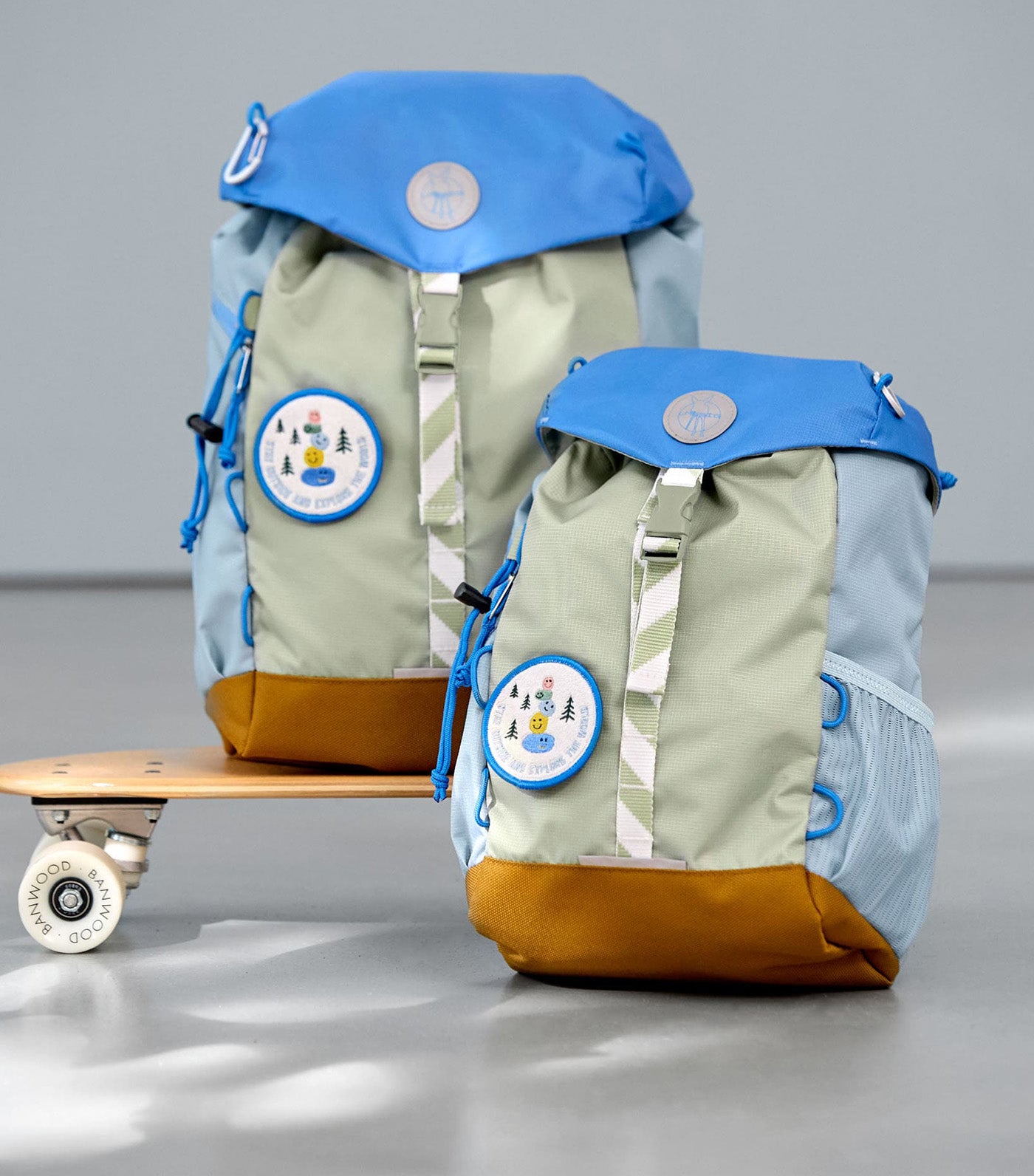LÄSSIG Mini Outdoor Backpack Nature Sunny Explorer Blue