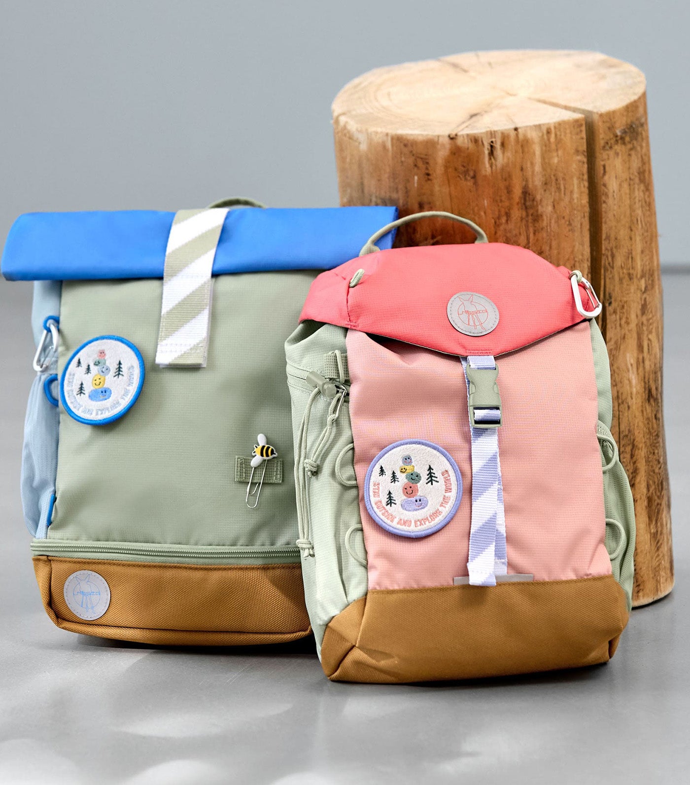 LÄSSIG Mini Outdoor Backpack Nature Sunny Explorer Pink