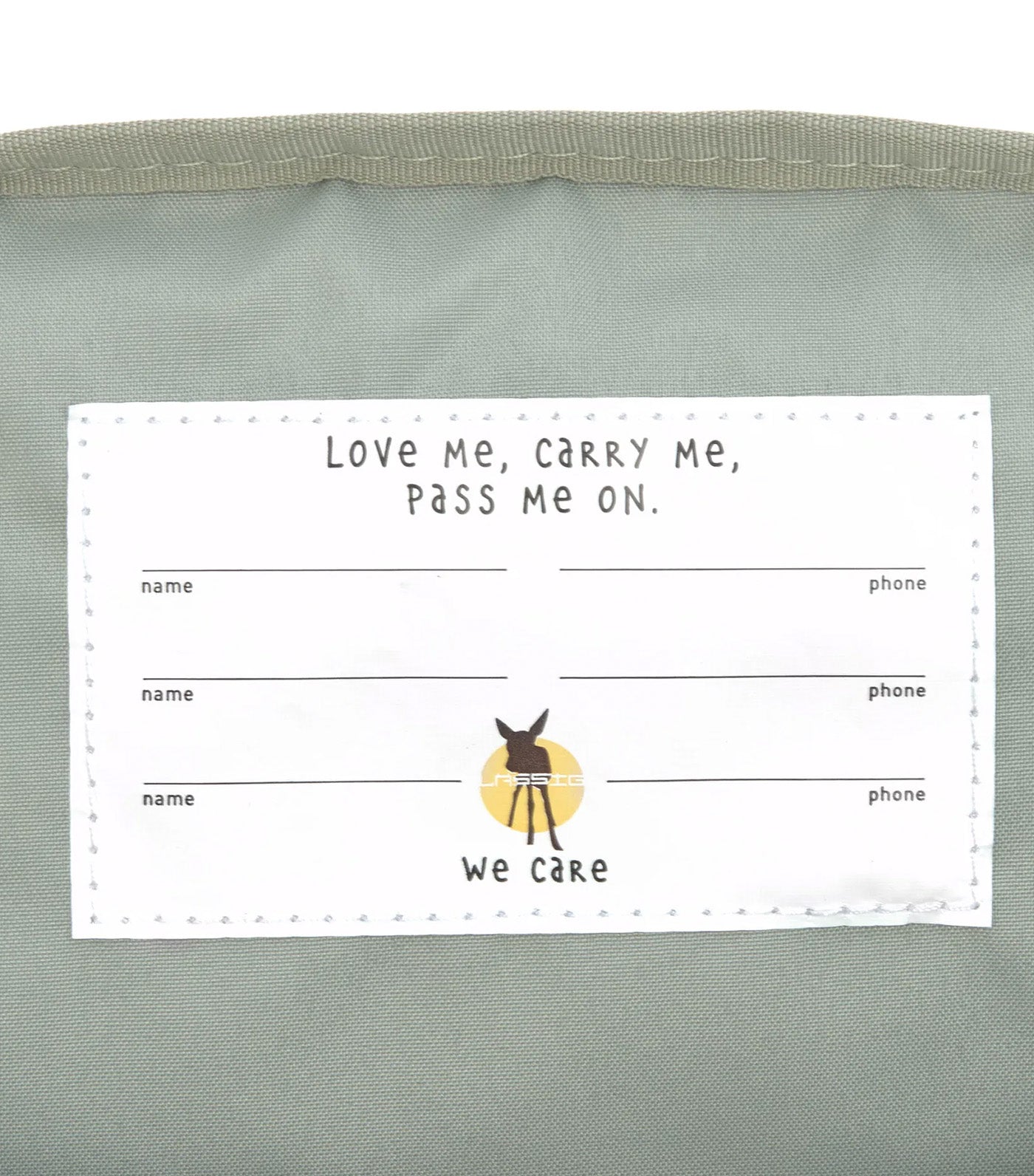 LÄSSIG Mini Square Backpack Little Gang Dark Green