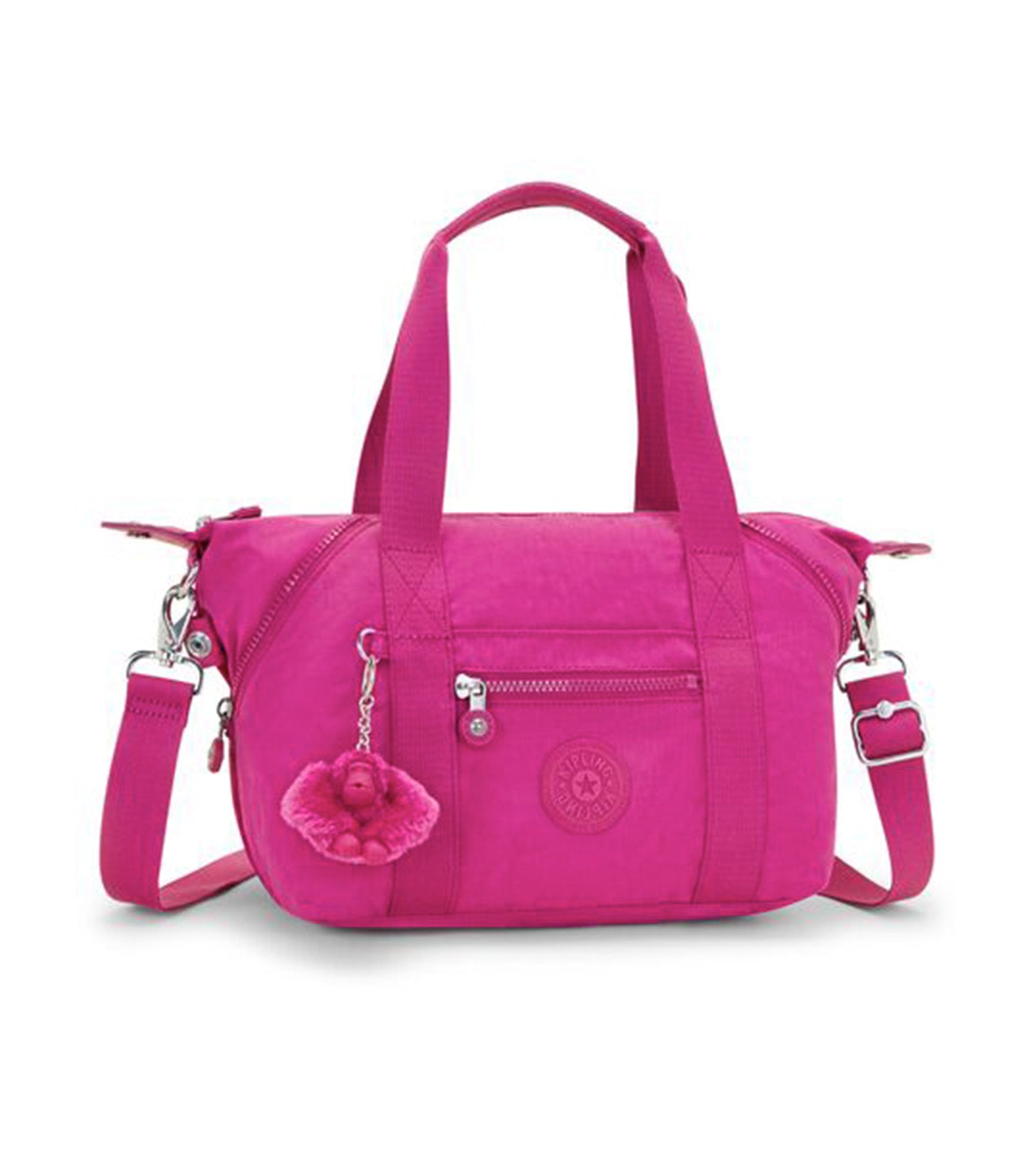 Art Mini Glowing Fuchsia Handbag