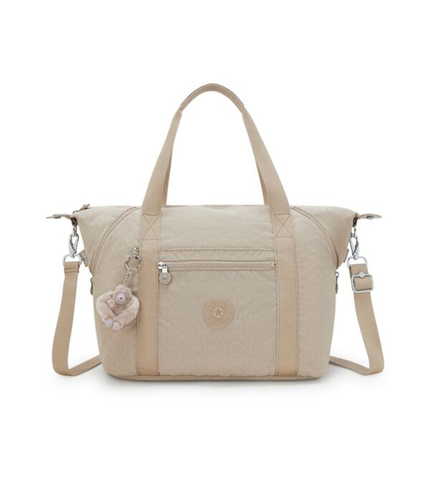 Art Signature Embossed Totebag Beige