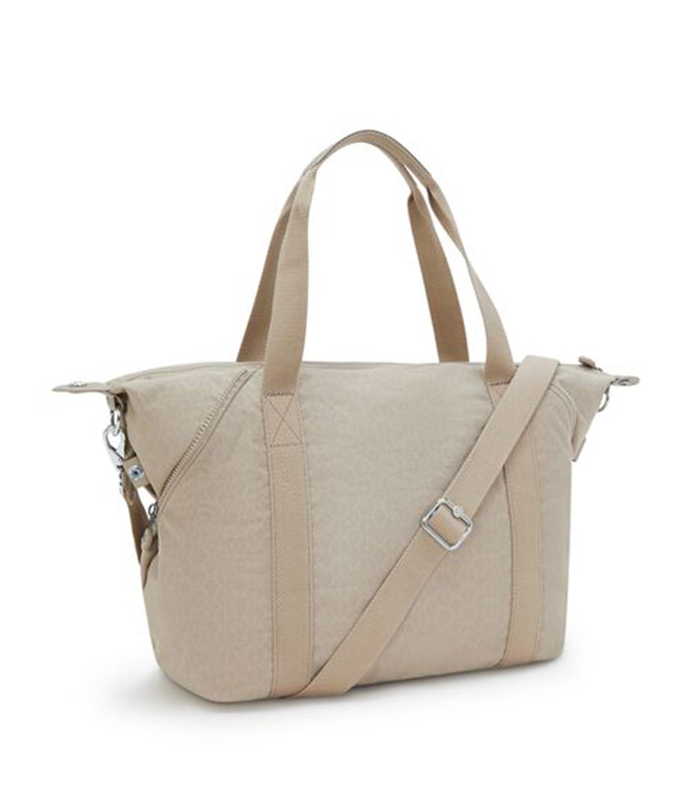 Art Signature Embossed Totebag Beige