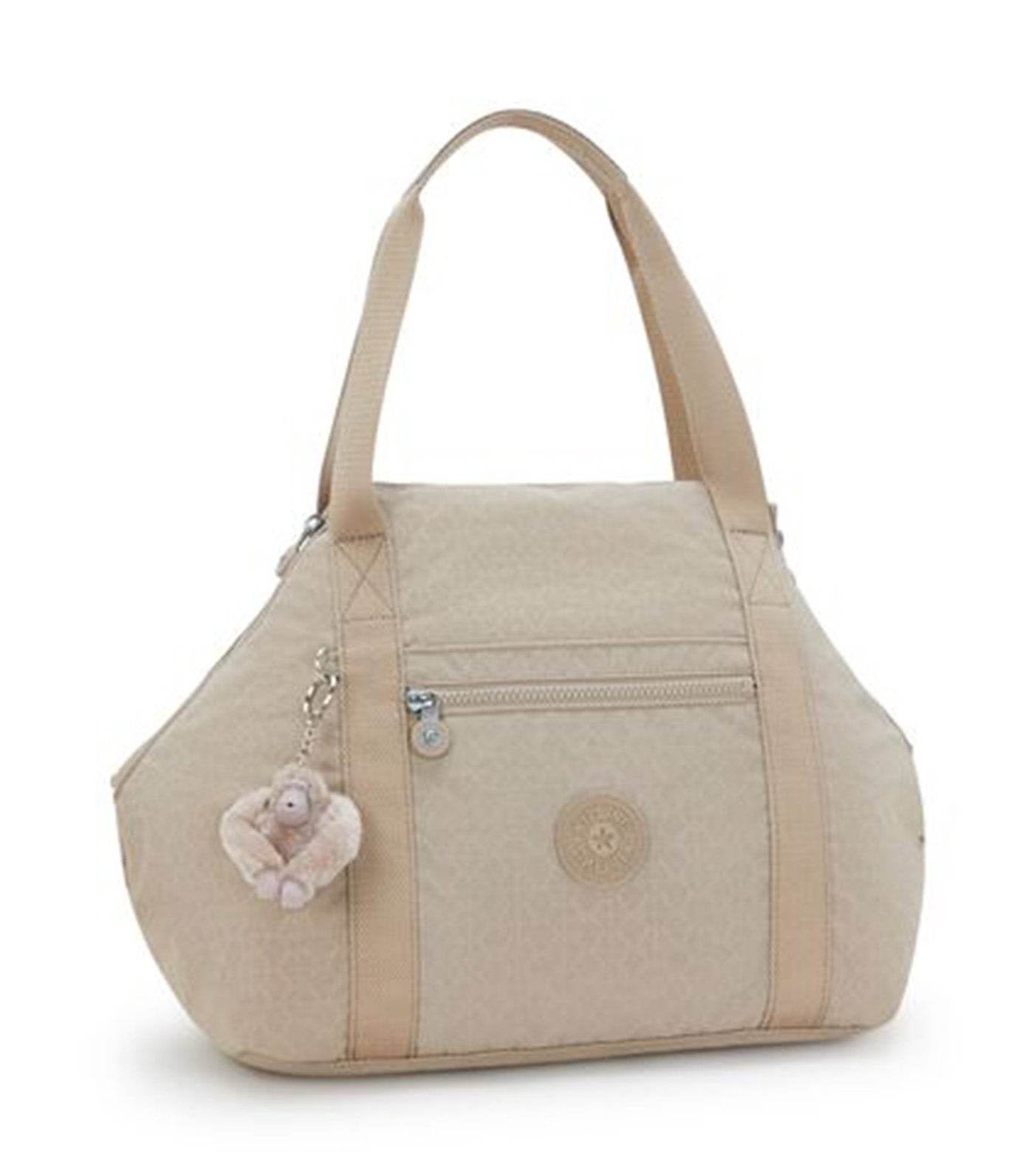 Art Signature Embossed Totebag Beige