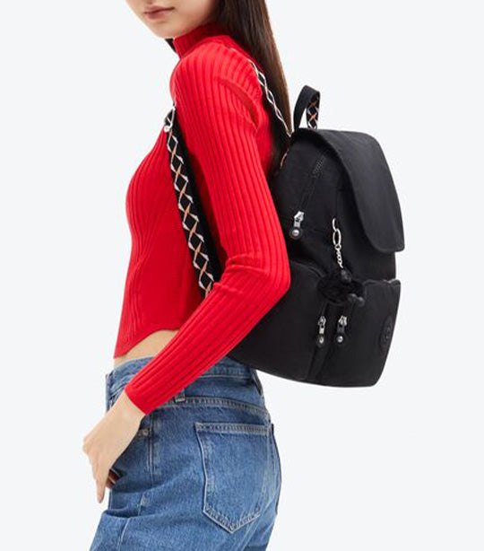 City Zip S Backpack Black