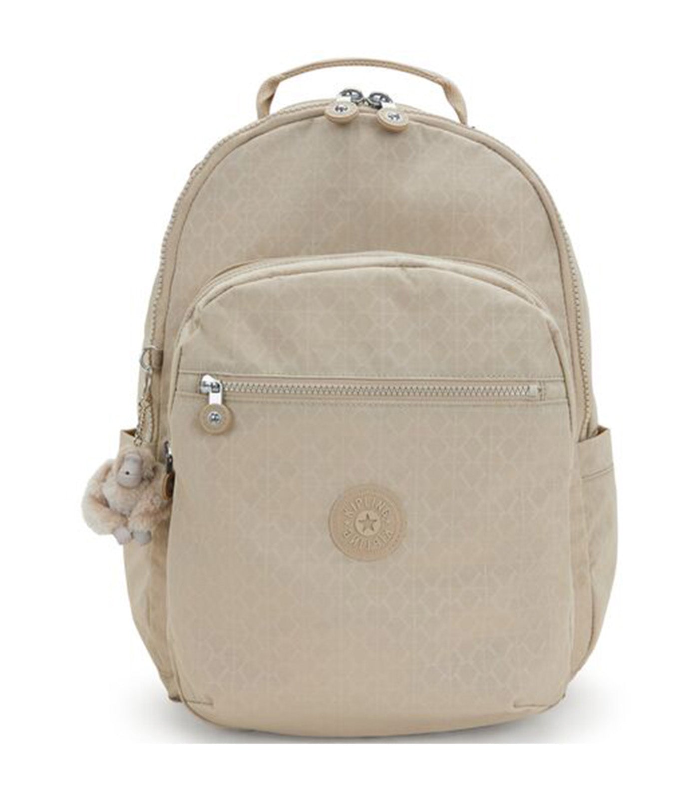 Seoul Backpack Sign Beige Emb