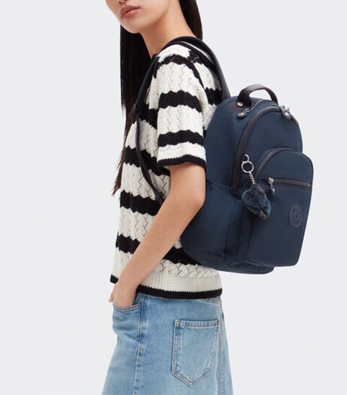 Seoul S Backpack Blue Bleu 2