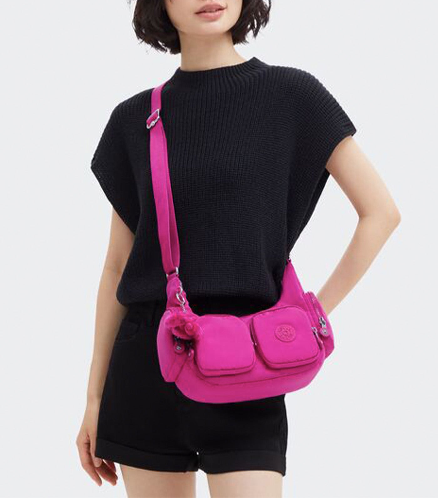 Rikka Small Crossbody Glowing Fuchsia