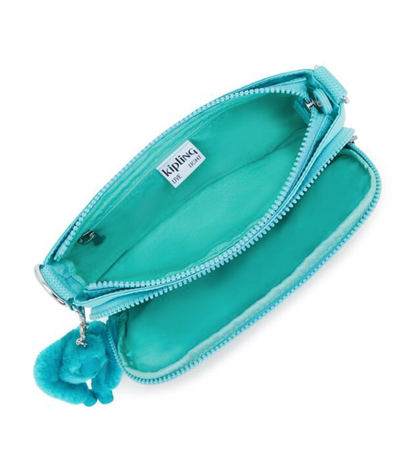 Kipling Milos Up Shoulder Bag Deepest Aqua