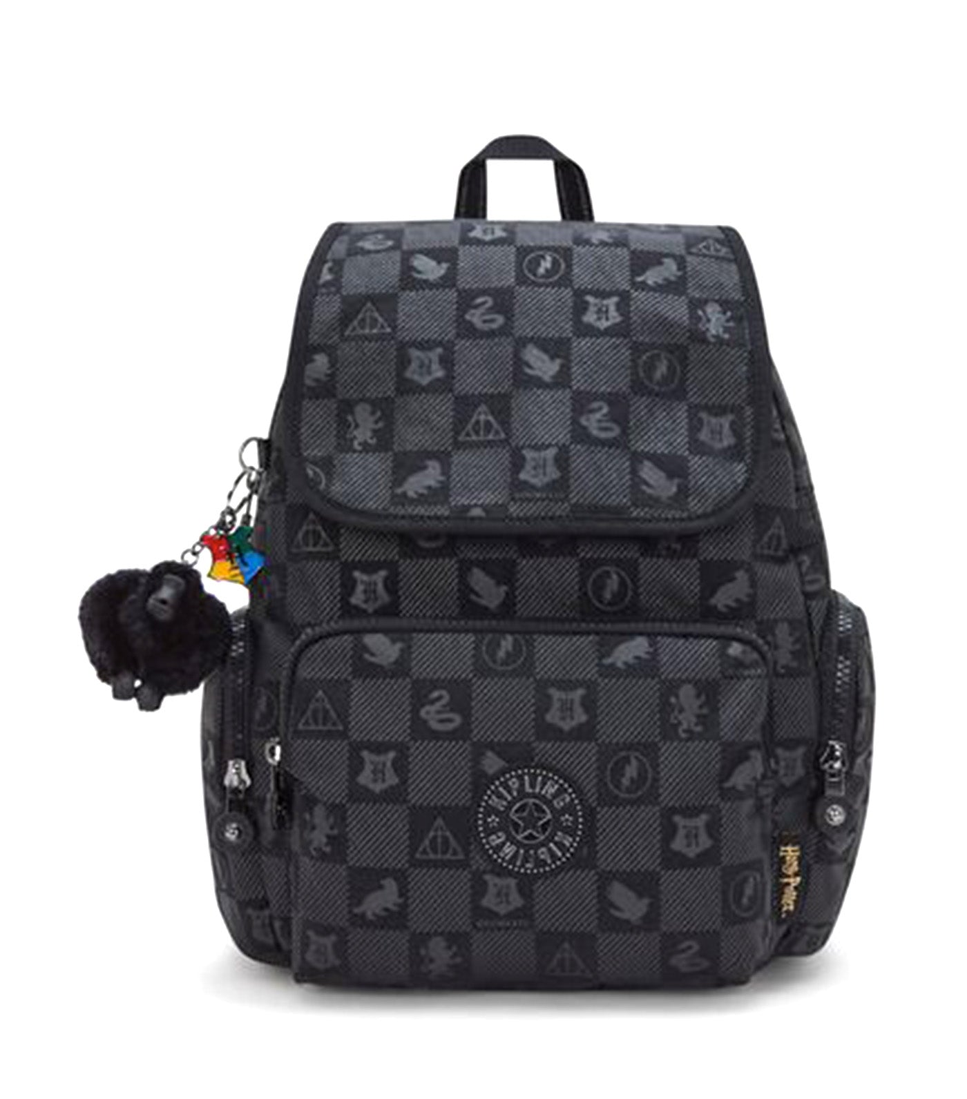 Kipling x Harry Potter City Zip Small Magical Backpack Black