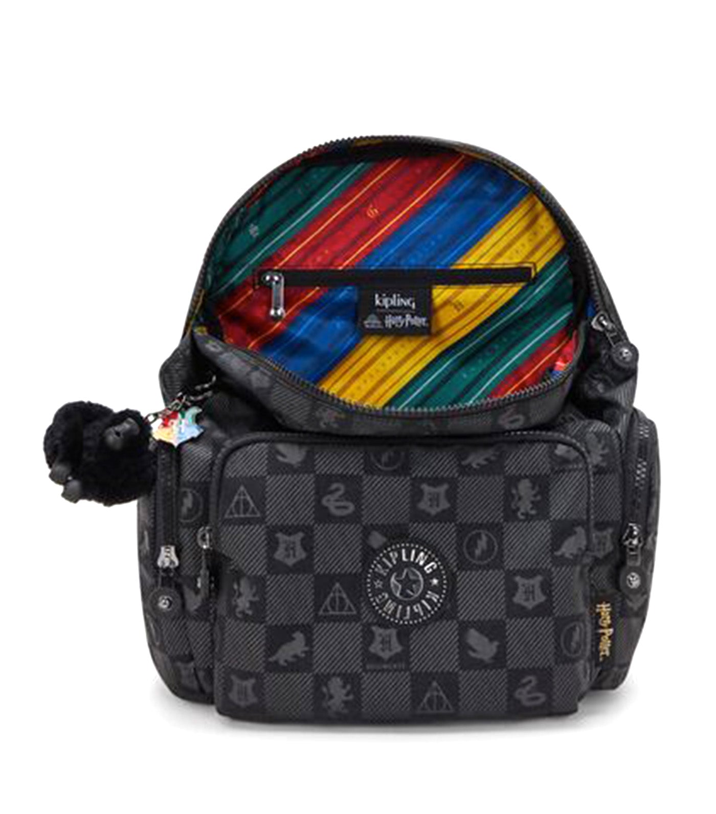 Kipling x Harry Potter City Zip Small Magical Backpack Black