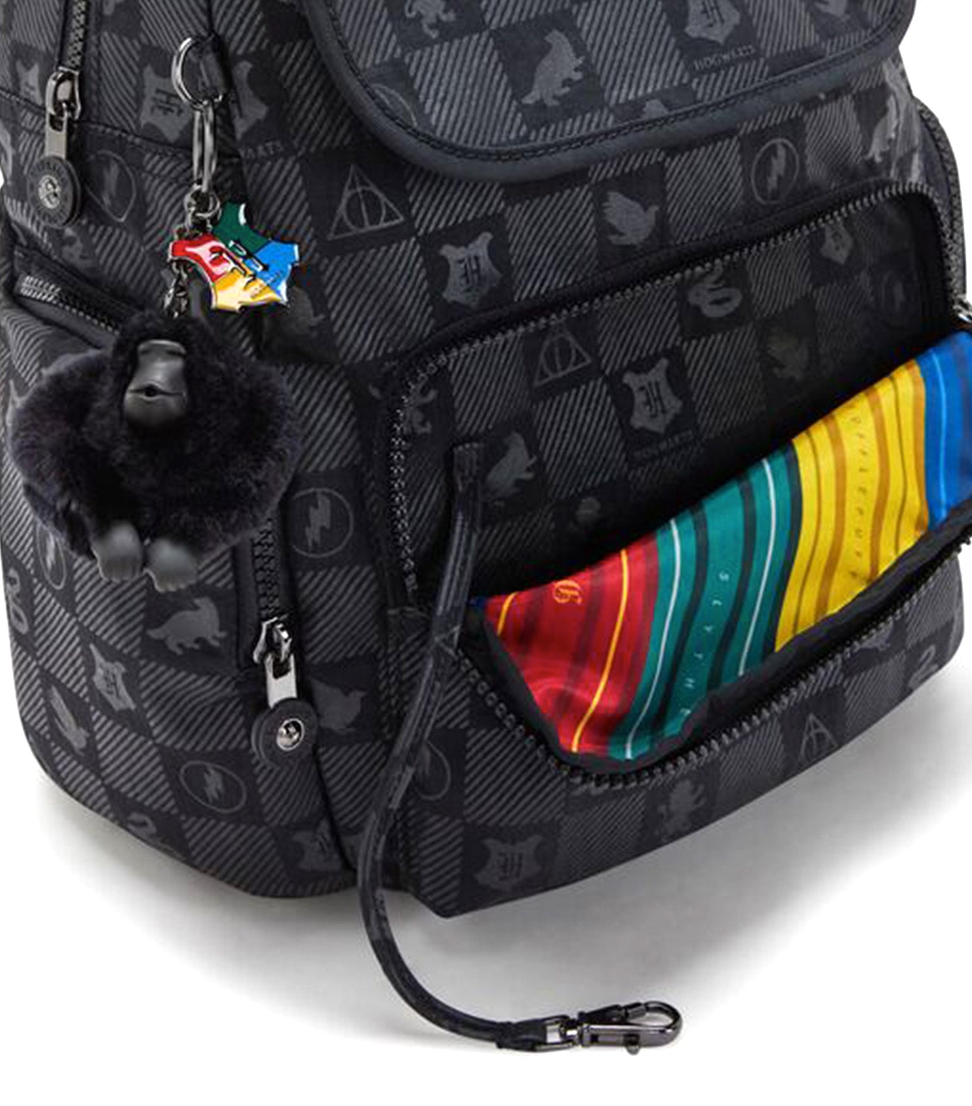 Kipling x Harry Potter City Zip Small Magical Backpack Black