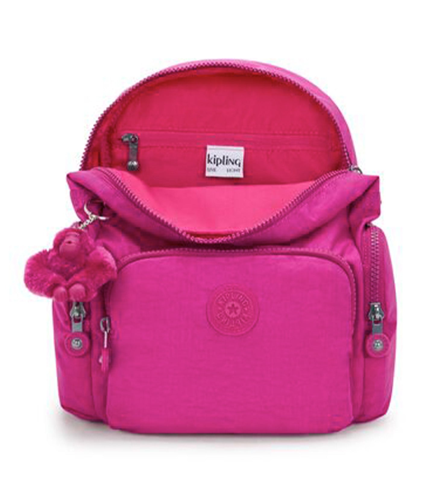 City Zip Mini Backpack Glowing Fuchsia