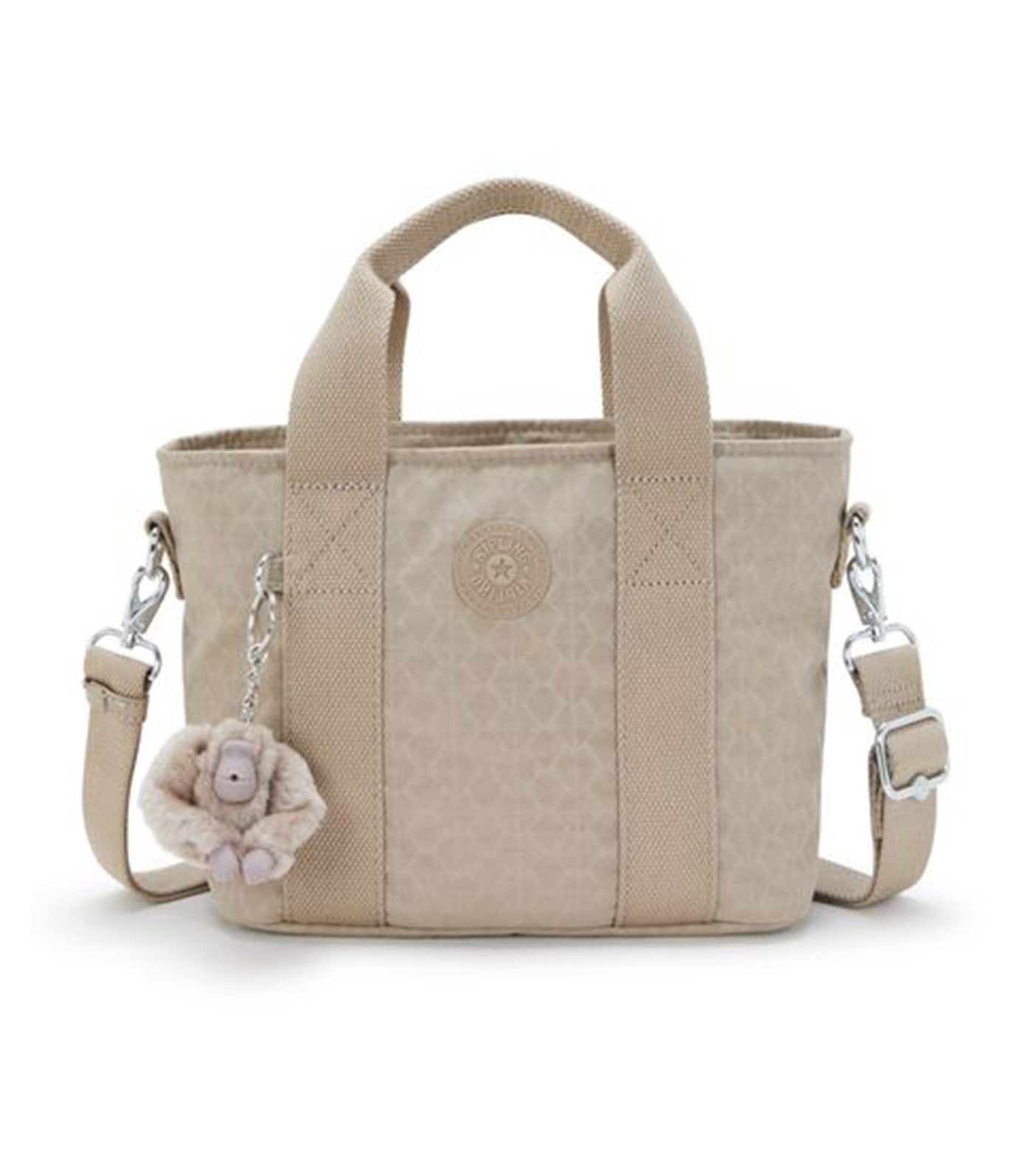 Minta Shoulder Bag Sign Beige Emb