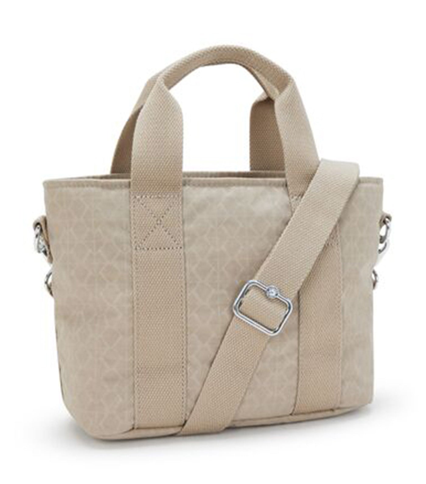 Minta Shoulder Bag Sign Beige Emb