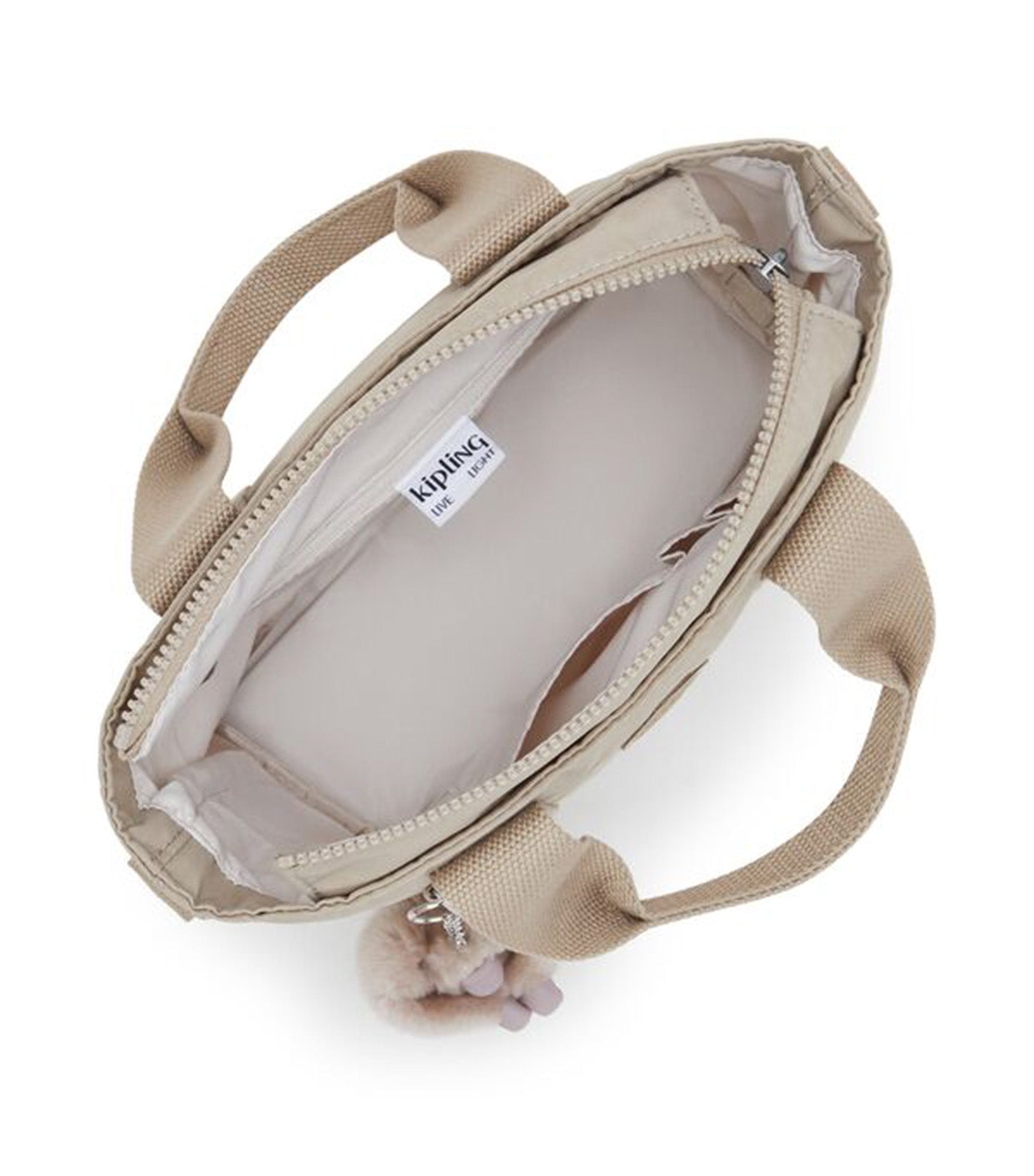 Minta Shoulder Bag Sign Beige Emb