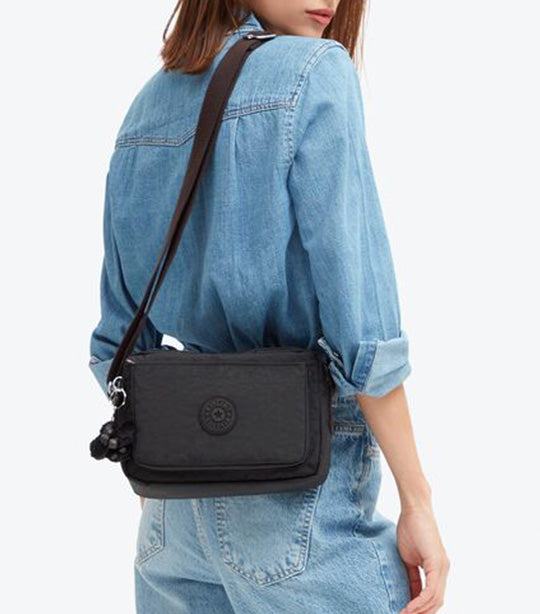 Abanu Medium Crossbody Black Noir