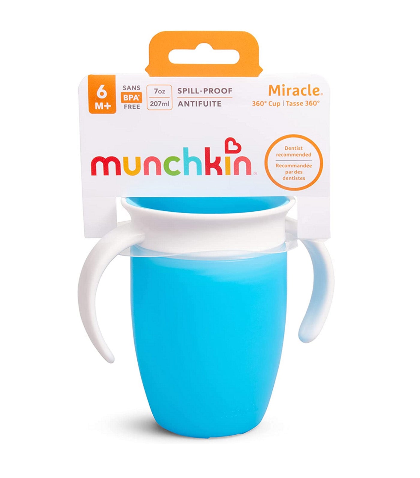 Miracle 360° Trainer Cup 7oz with Lid Blue