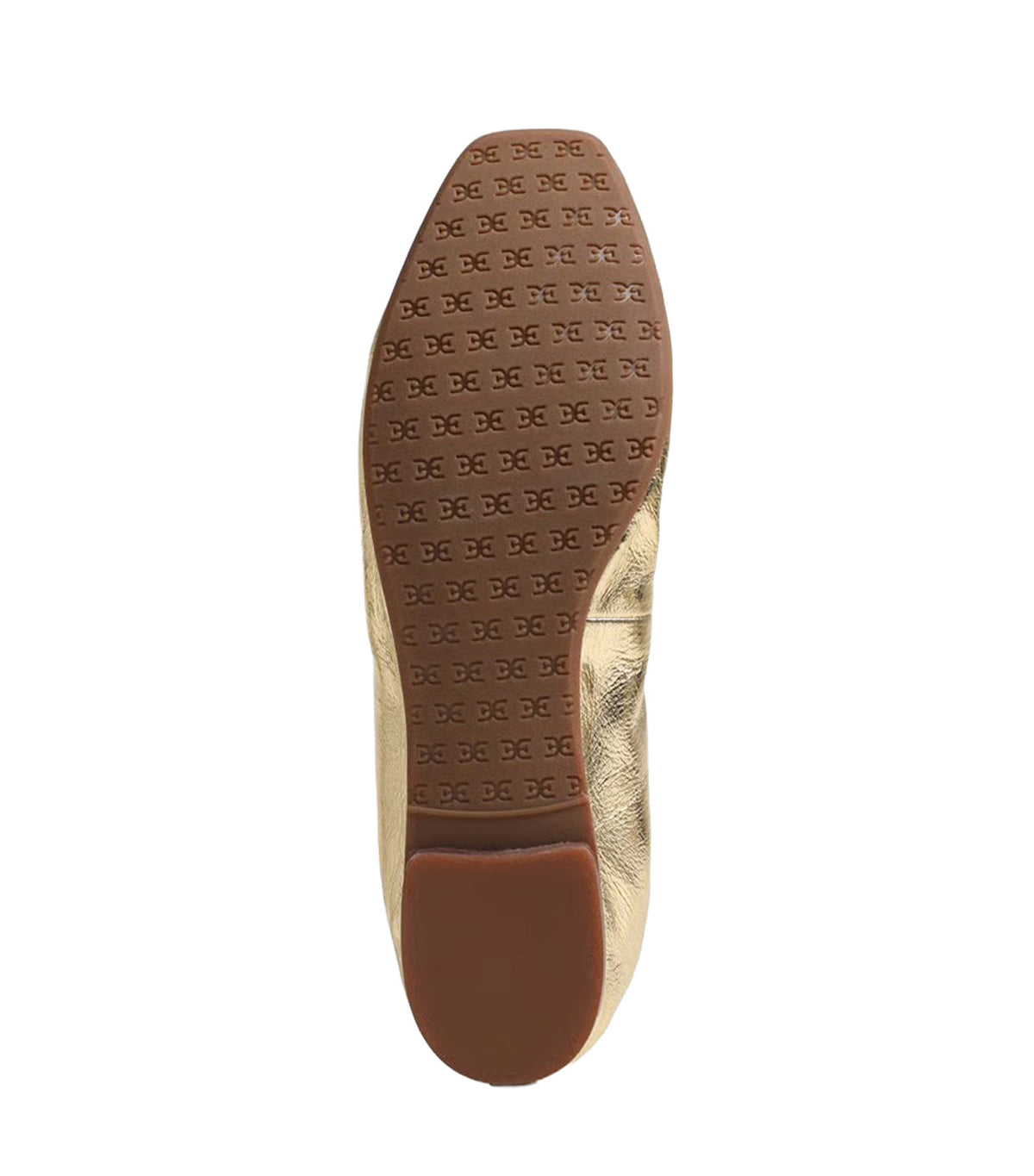 Magnolia Ballet Flat Amber Gold Leather