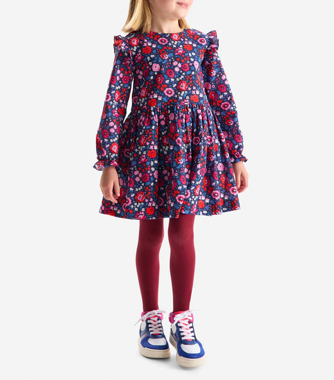 Marine Dress Marine/Multicolor