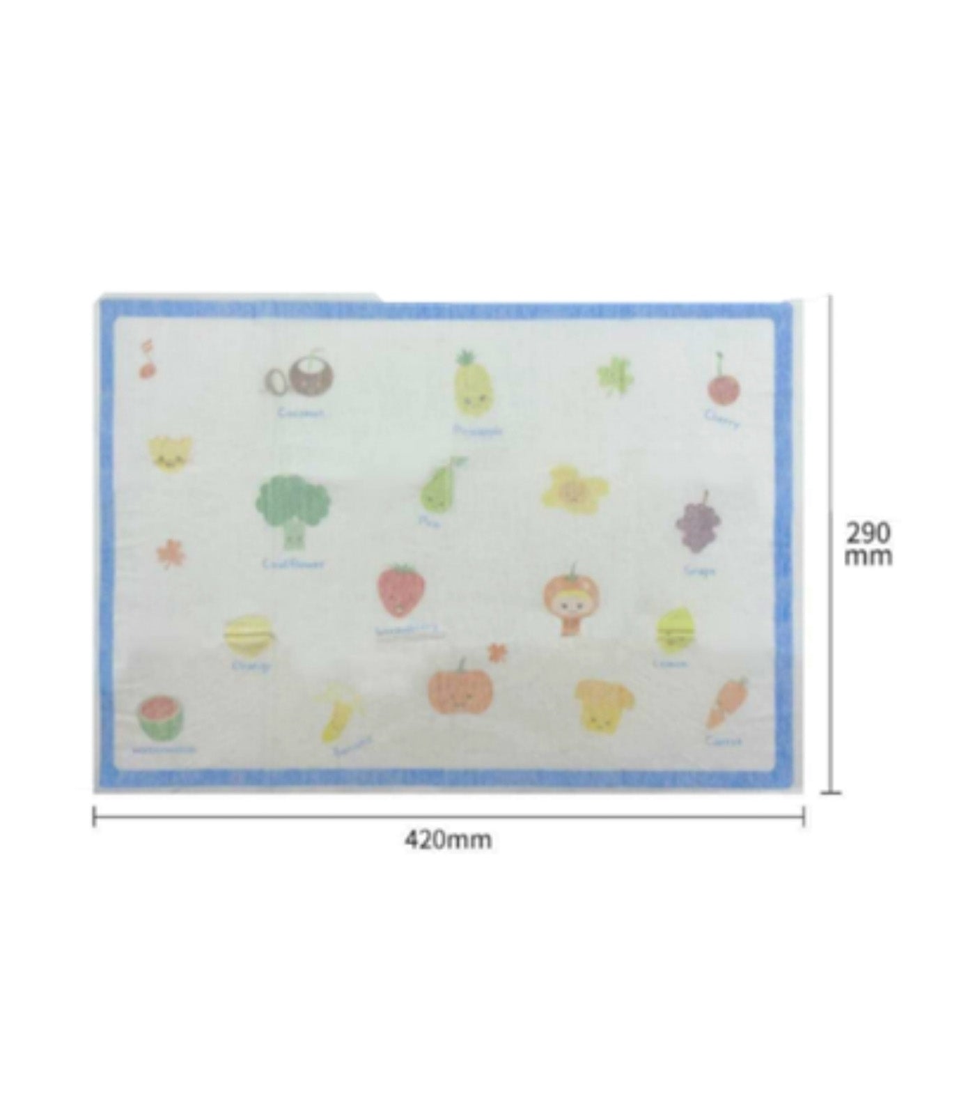 1-Pack Disposable Baby Placemat White