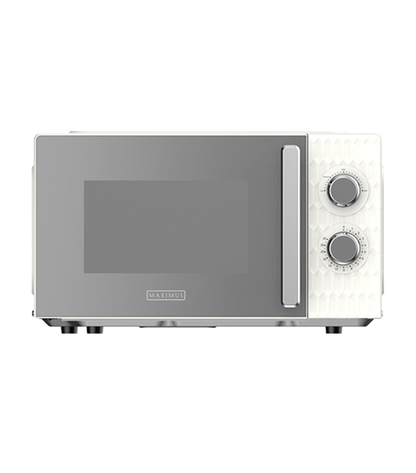 Maximus Microwave Oven Retro Style Cream