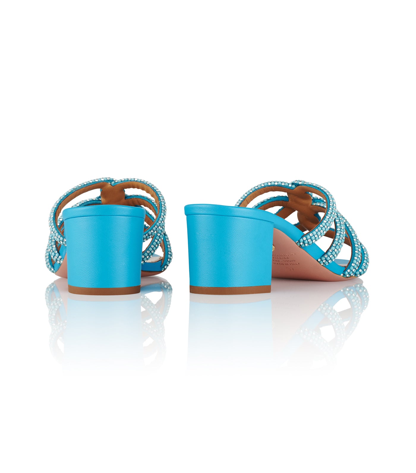 Aquazzura Moondust Color Sandal 50 Ibiza Blue | Rustan's