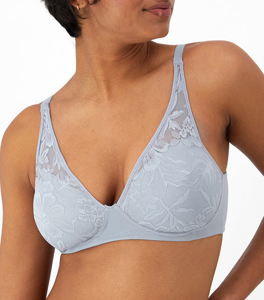 Bali Breathe Foam Wirefree Silver Satin