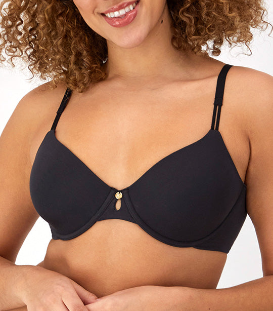 Luxe Essentials T-Shirt Bra Black