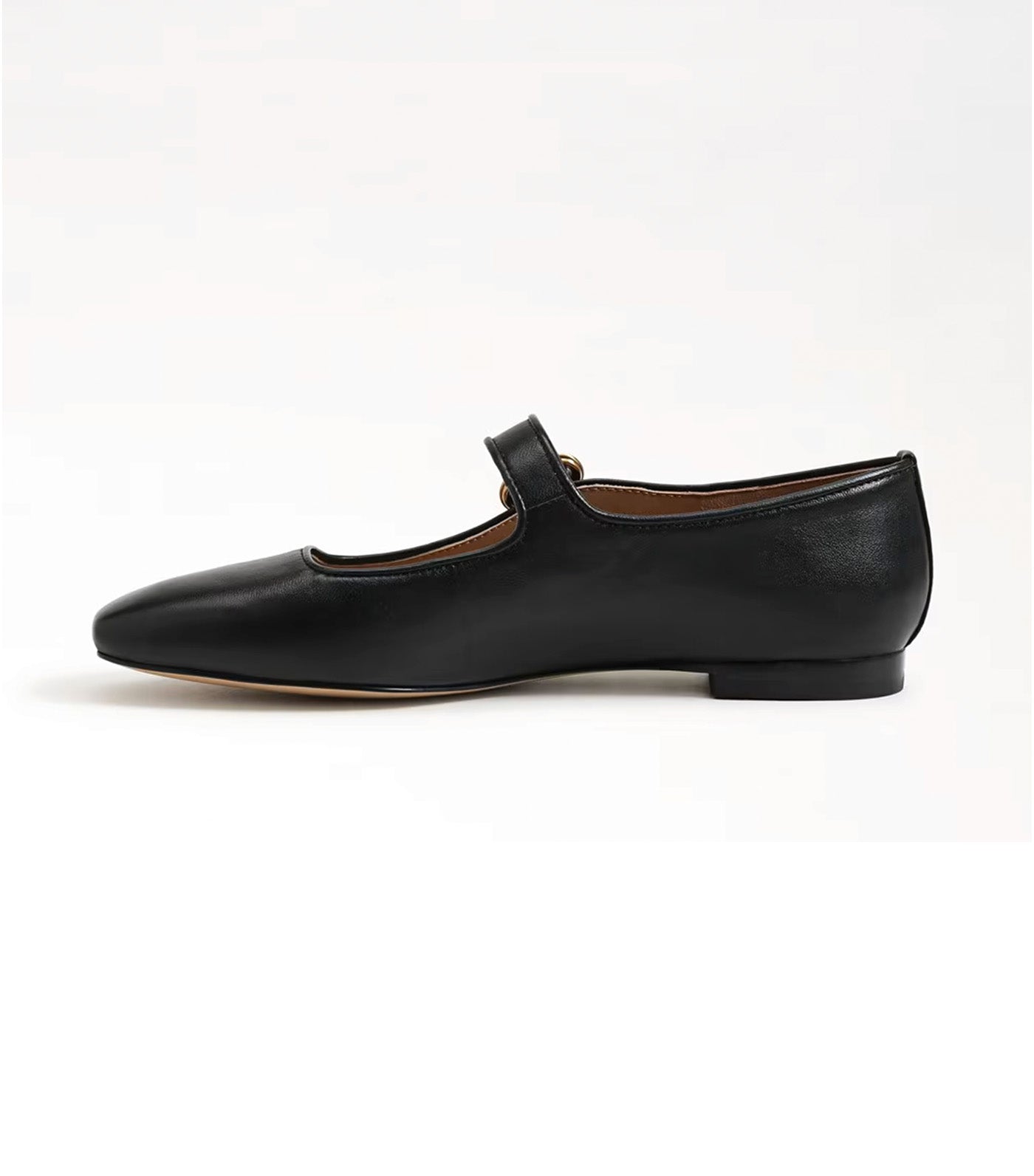 Michaela Mary Jane Flat Black