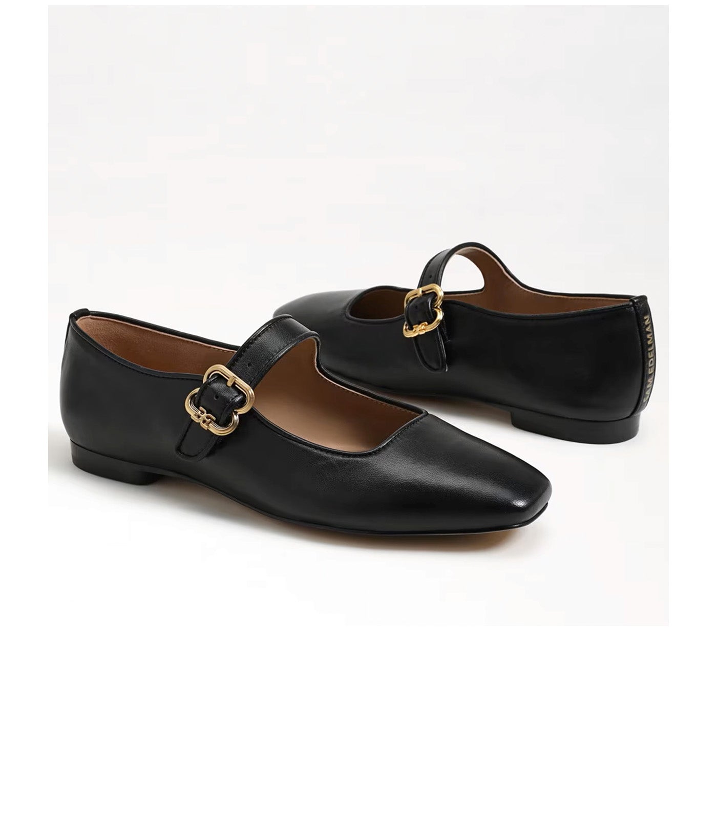 Michaela Mary Jane Flat Black