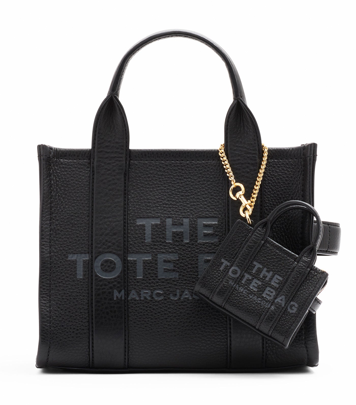 Marc Jacobs Nano Tote Bag Charm Black | Rustan's