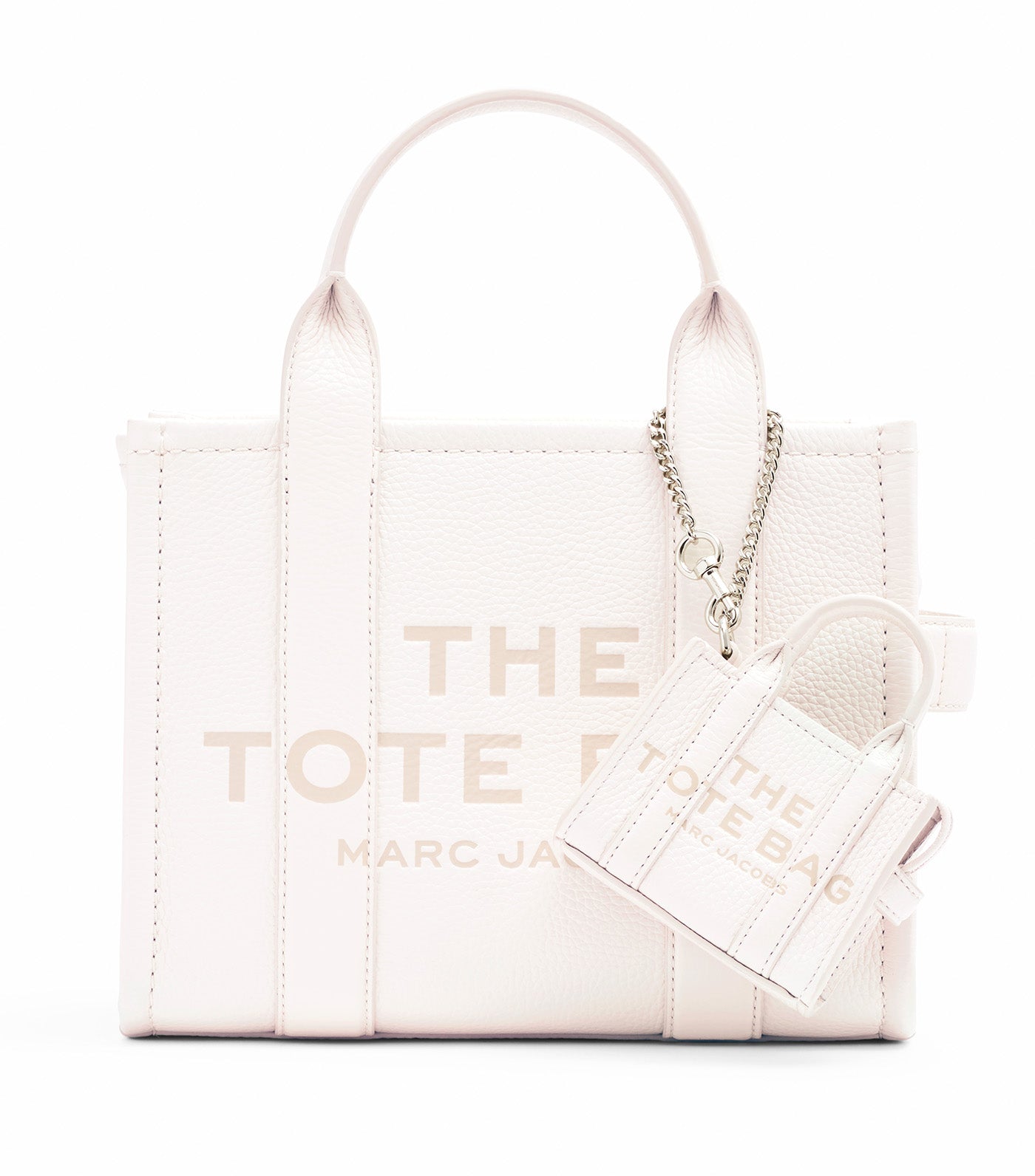 The Nano Tote Bag Charm Cotton/Silver