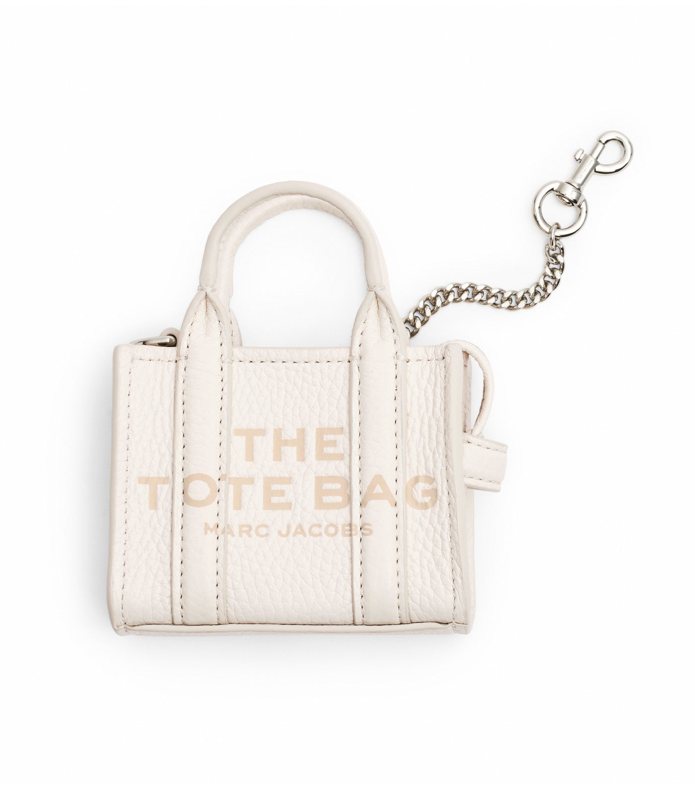 The Nano Tote Bag Charm Cotton/Silver