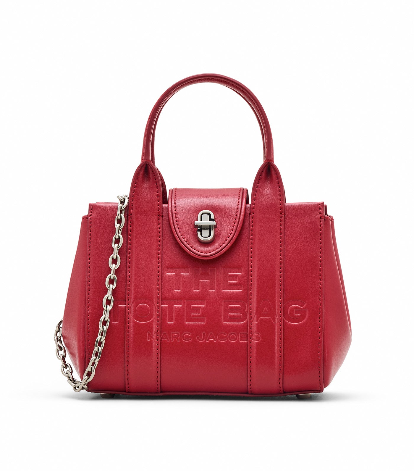 Marc Jacobs The Leather Turnlock CB Tote Bag Siren | Rustan's