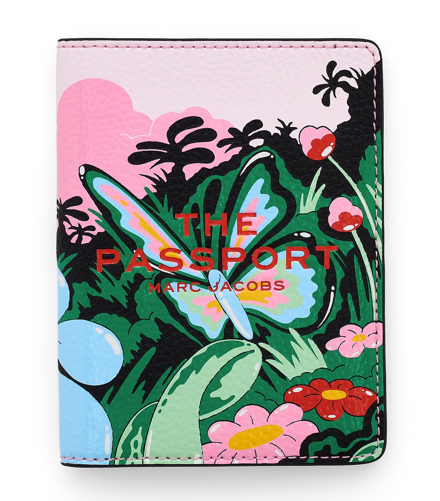 Hattie Stewart x Marc Jacobs Passport Case Black Multi