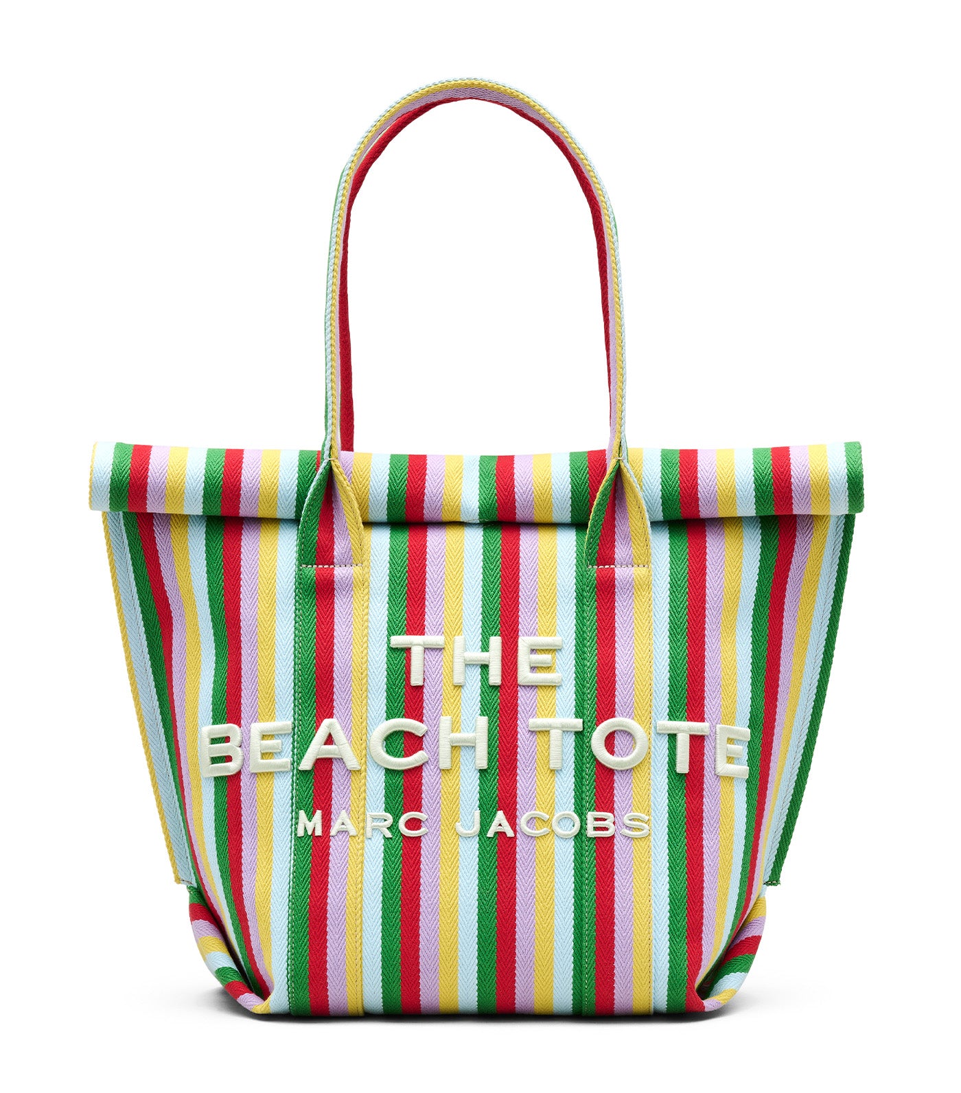 The Striped Jacquard Beach Tote Bag Wisteria Multi