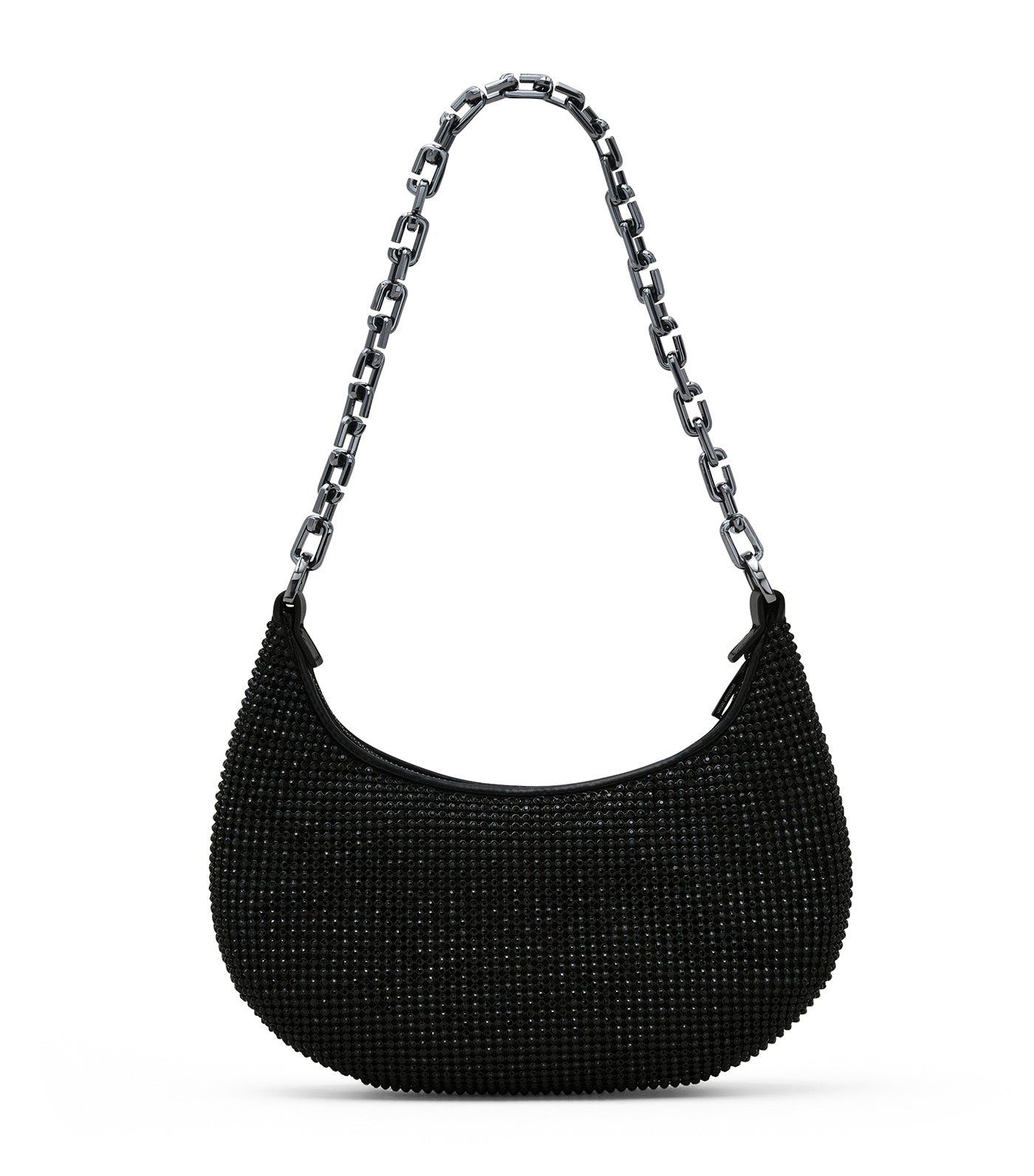 The Small Curve Black Rhinestone