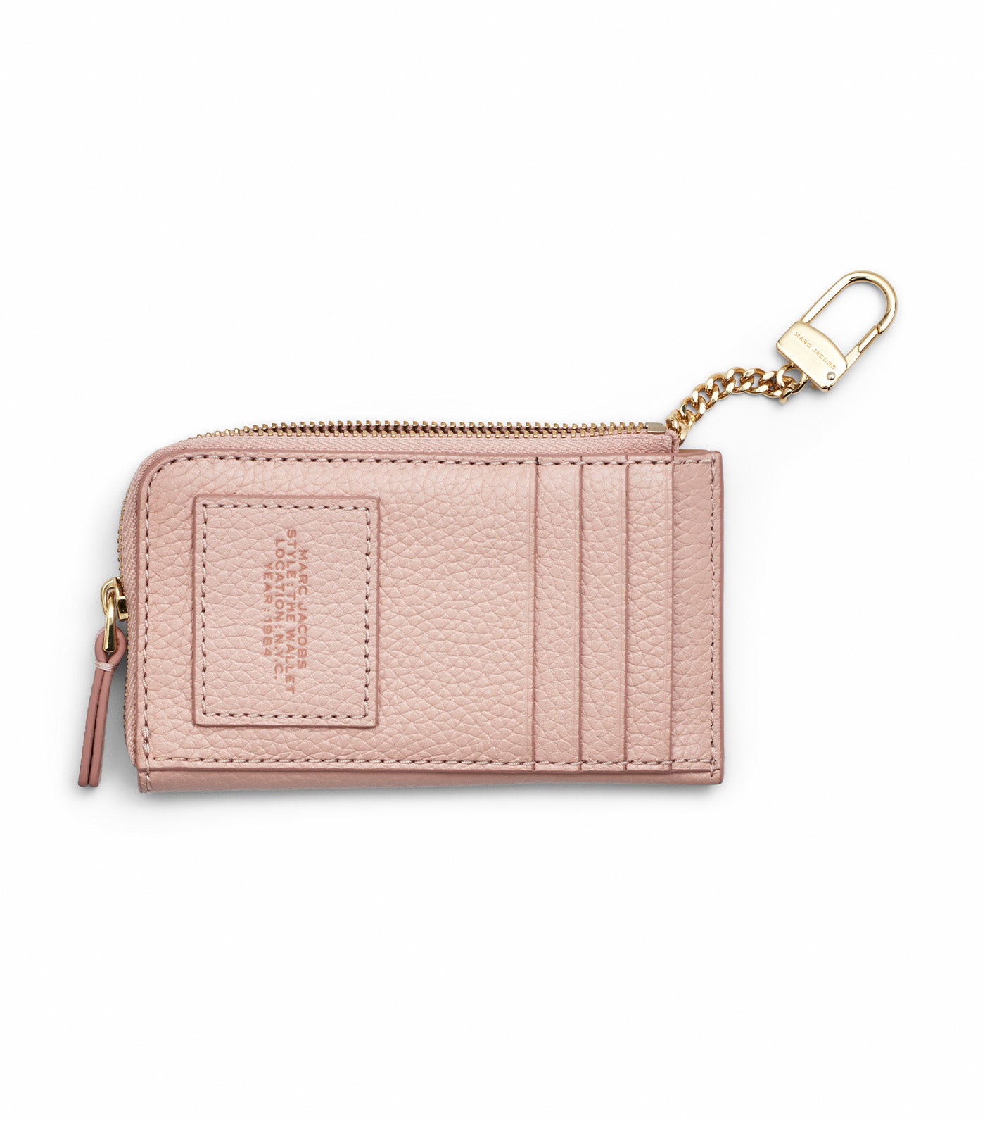 The Leather Top Zip Multi Wallet Rose