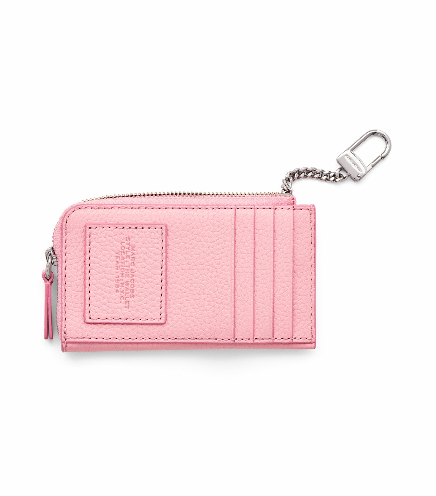 The Leather Top Zip Multi Wallet Ribbon Pink