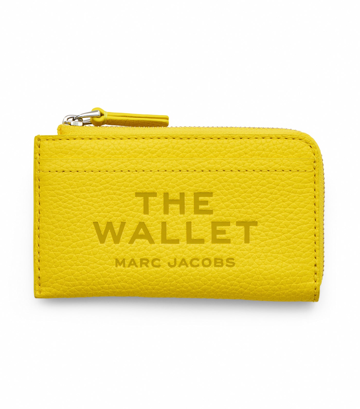 The Leather Top Zip Multi Wallet Smiley Yellow