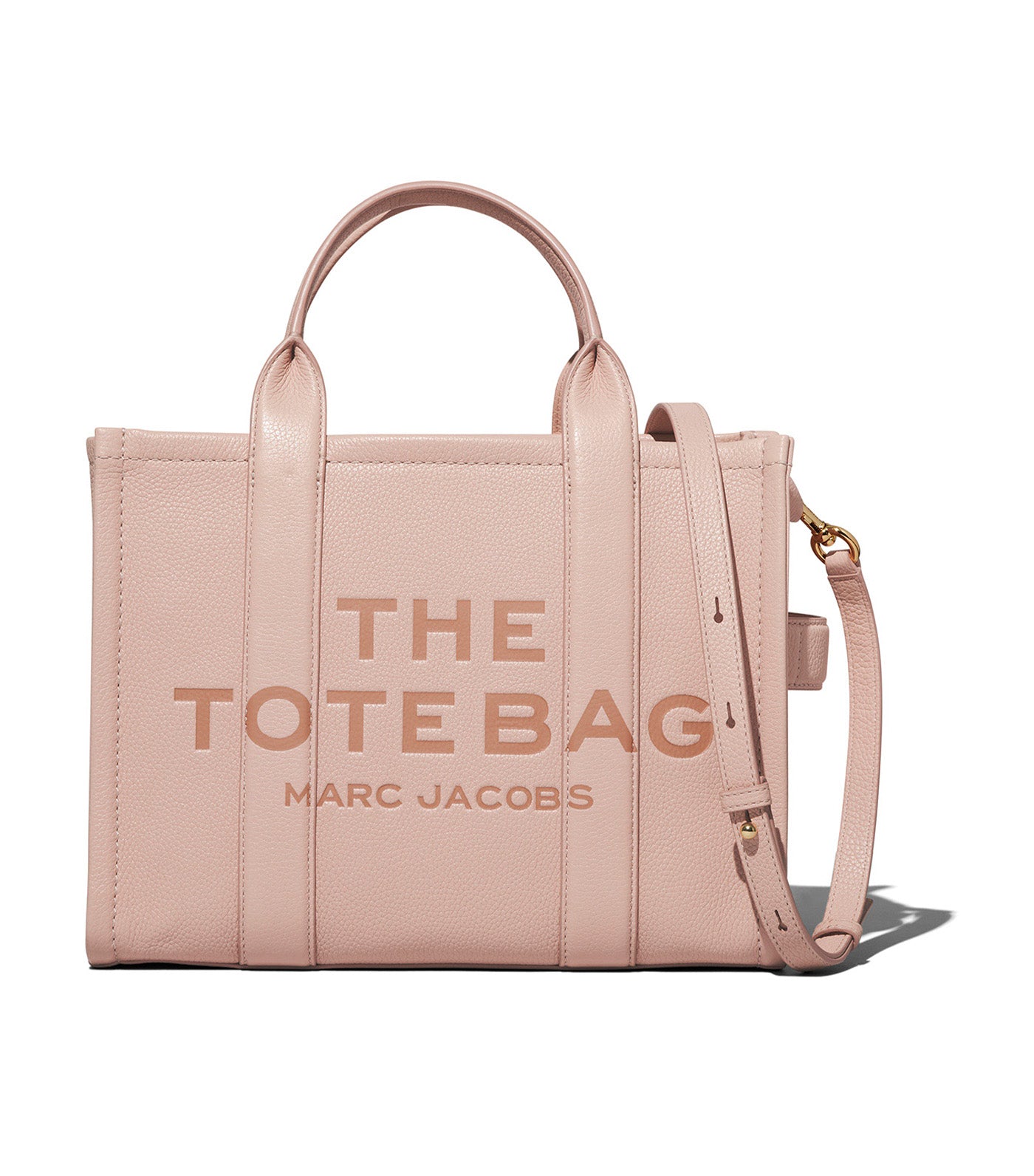 Marc Jacobs The Leather Medium Tote Bag Rose | Rustan's