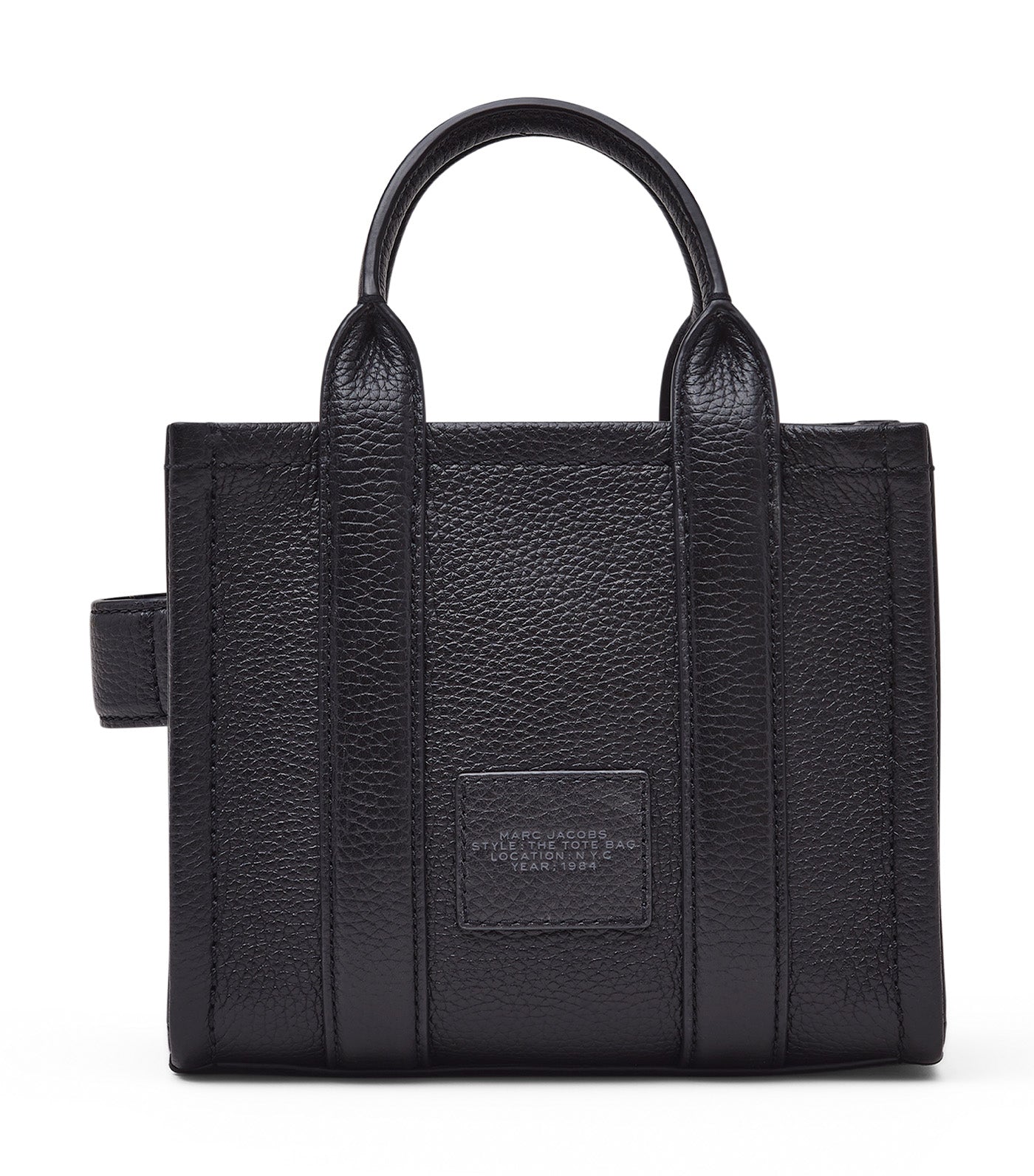 The Leather Crossbody Tote Bag Black