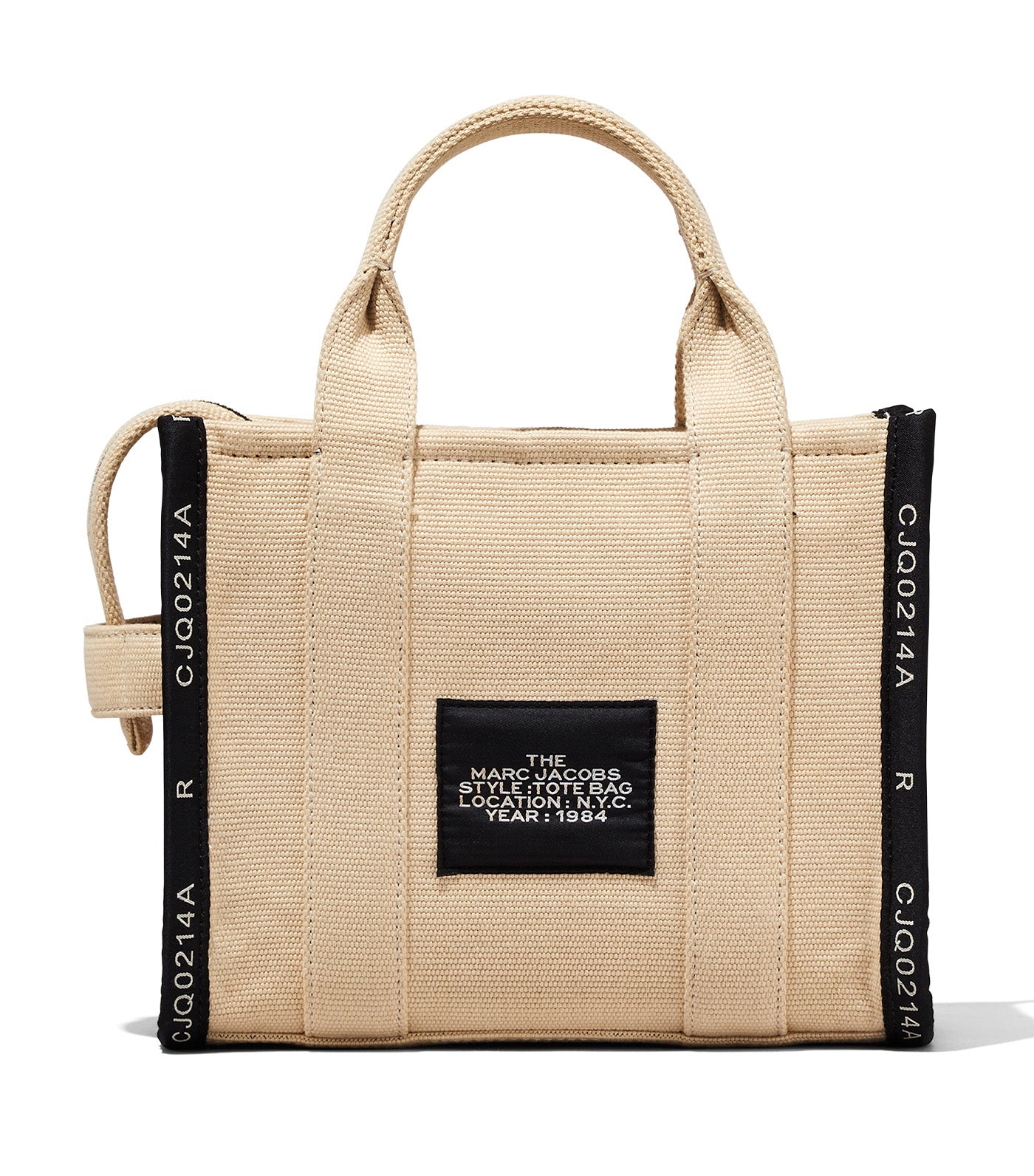 The Jacquard Small Tote Bag Warm Sand