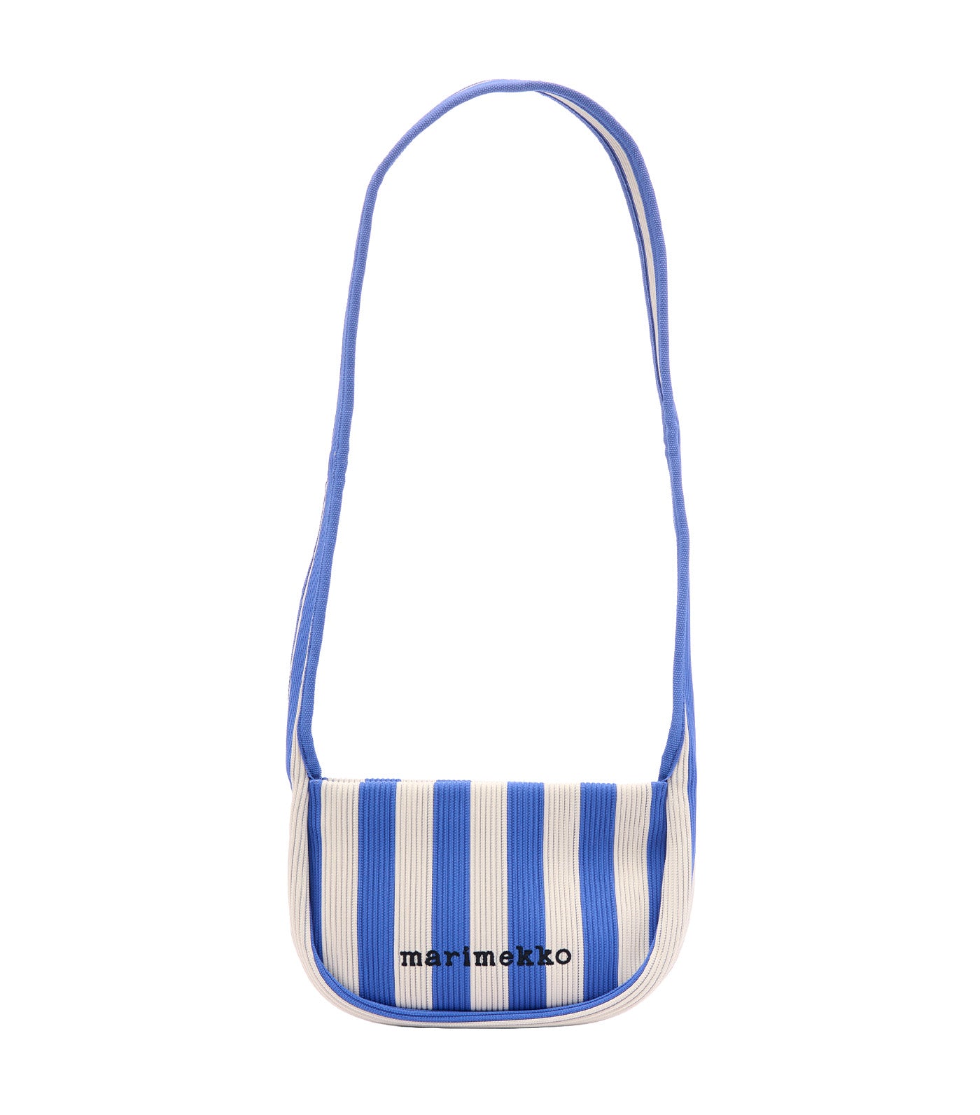 Knitted Crossbody Blue/Off White