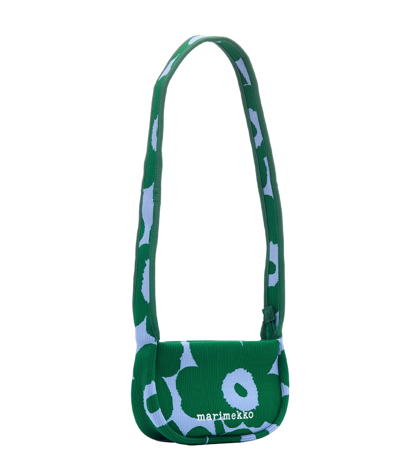 Knitted Crossbody Unikko Dark Green/Blue