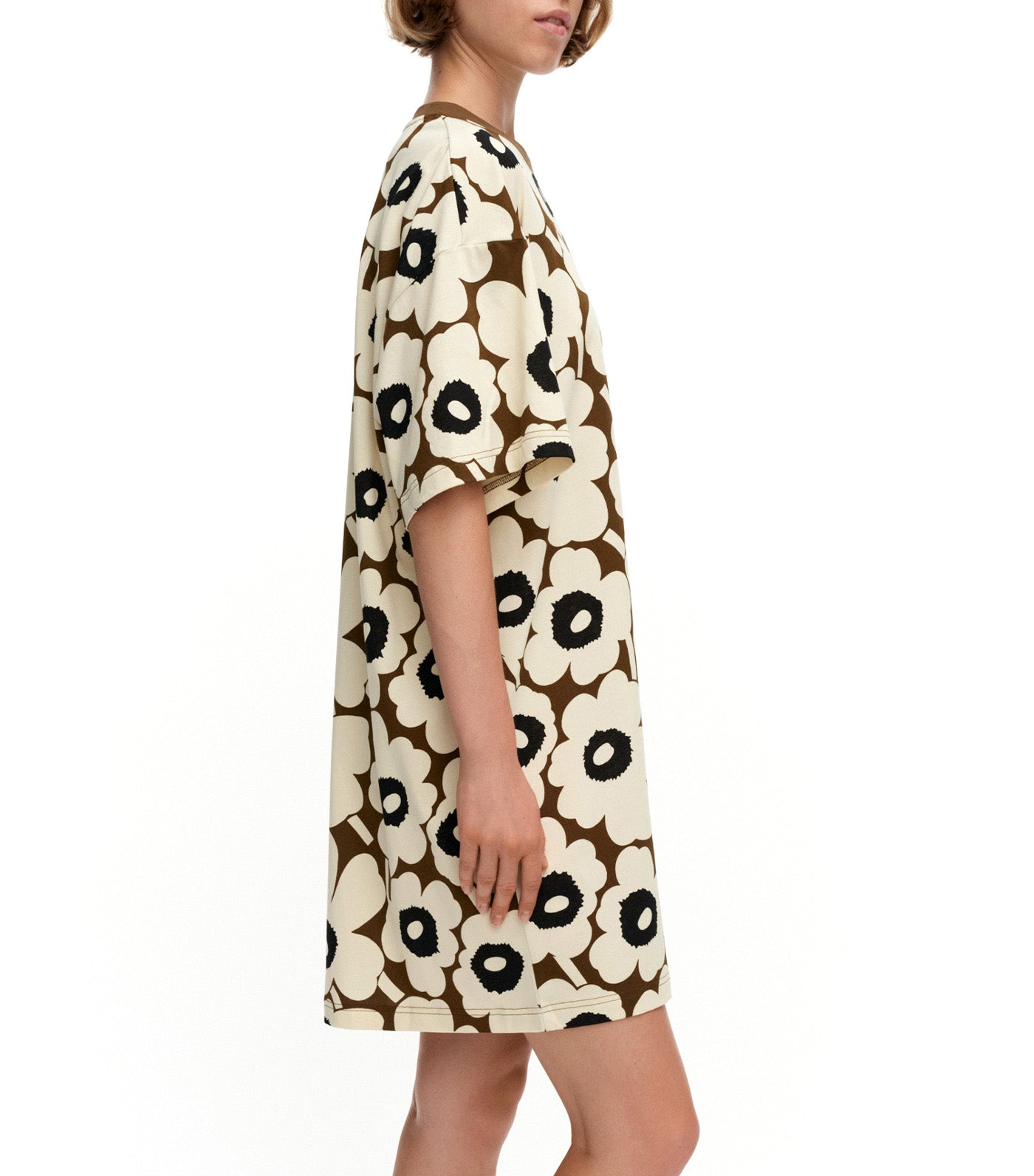 Palikka Unikko Dress Beige/Brown