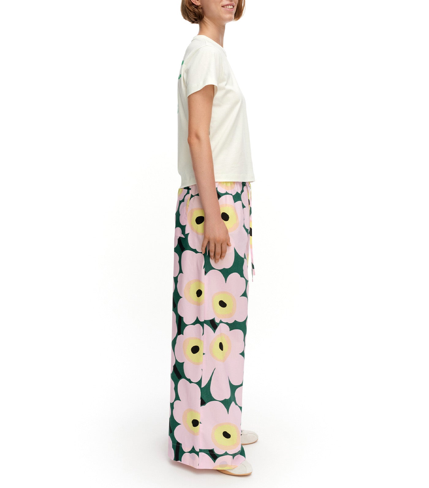 Puoti Unikko Trousers Pink/Green