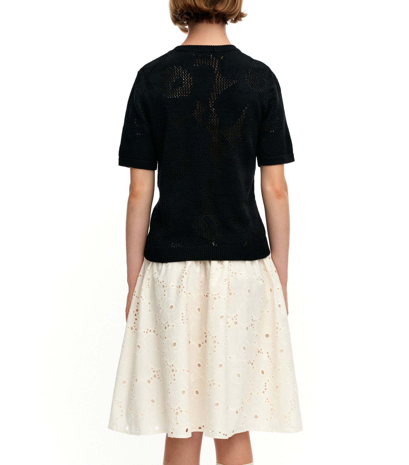 Sommittelu Unikko Lace Skirt Off White