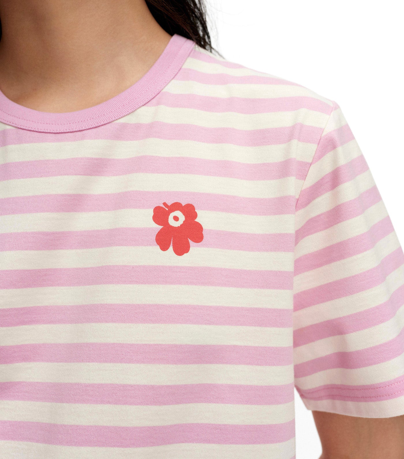 Tasaraita Unikko Kioski T-shirt